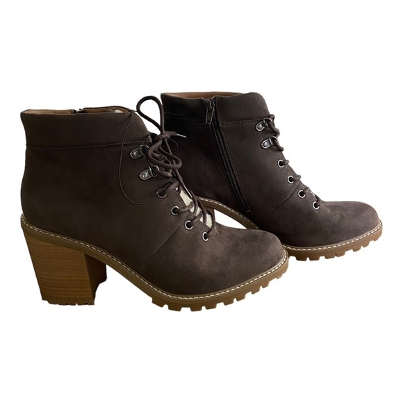 Universal Thread Women’s Tipper Heeled Hiking Boots US 11 New - Picture 4 of 11